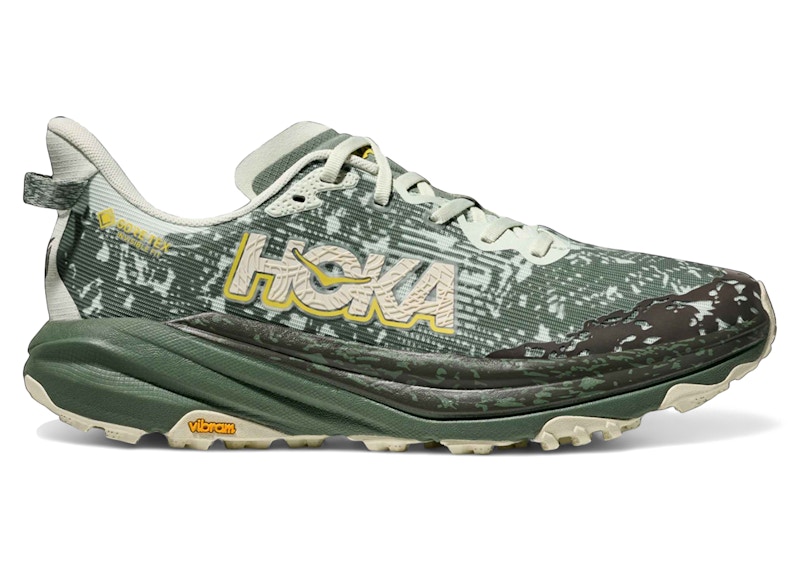 HOKA Men's Speedgoat 6 GORE-TEX Trail Shoes in Sea Glass/Fern - 1155150-SFRN