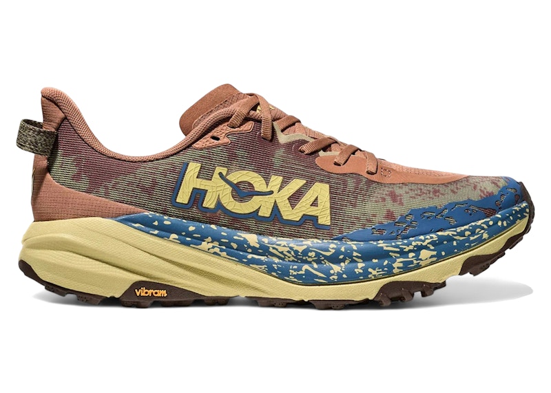 HOKA Men's Speedgoat 6 Trail Shoes in Maple/Cardamom - 1147791-MPLC