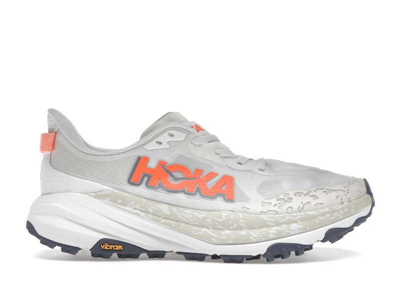 Hoka One One Speedgoat 6 White Neon Tangerine (Women's)