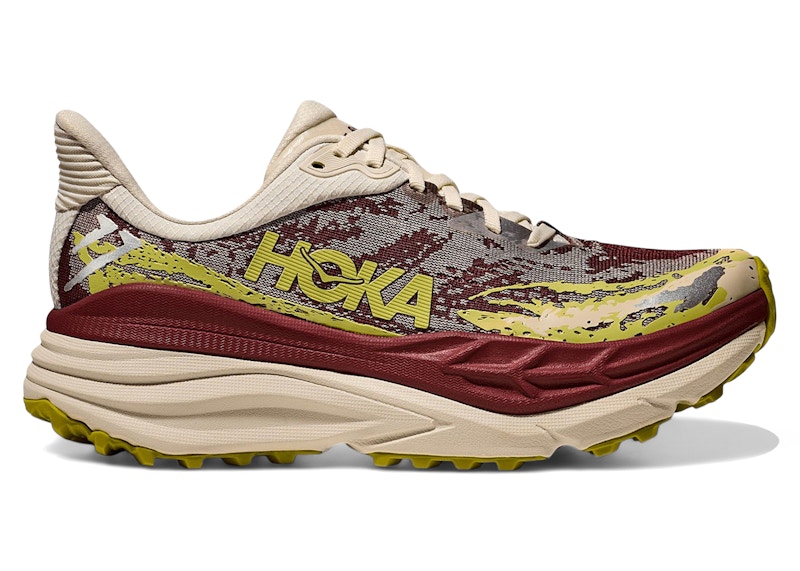 HOKA Women's Stinson 7 Trail Shoes in Truffle Salt/Dark Cedar - 1141531-TFFL