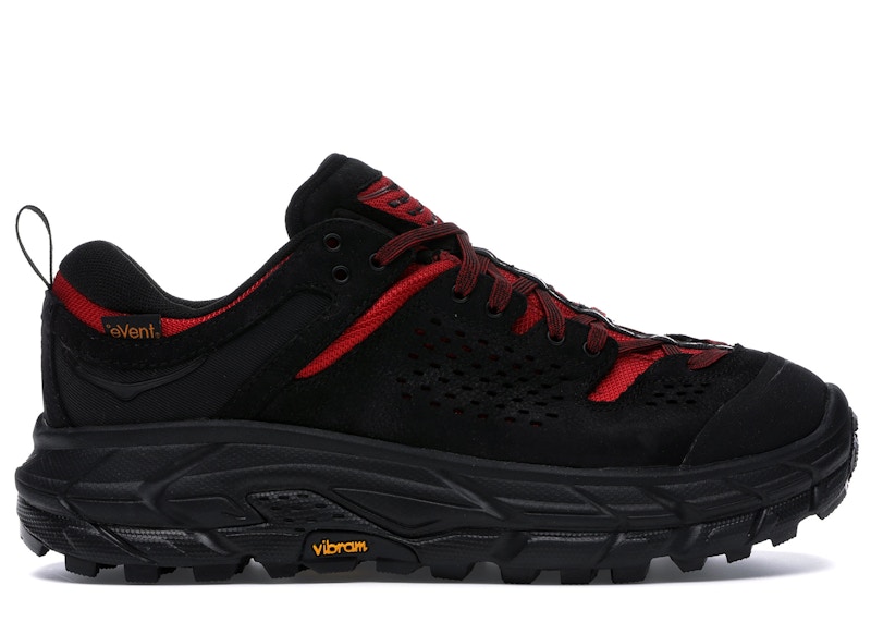 Hoka One One Tor Ultra Low Engineered Garments Black Red Men's