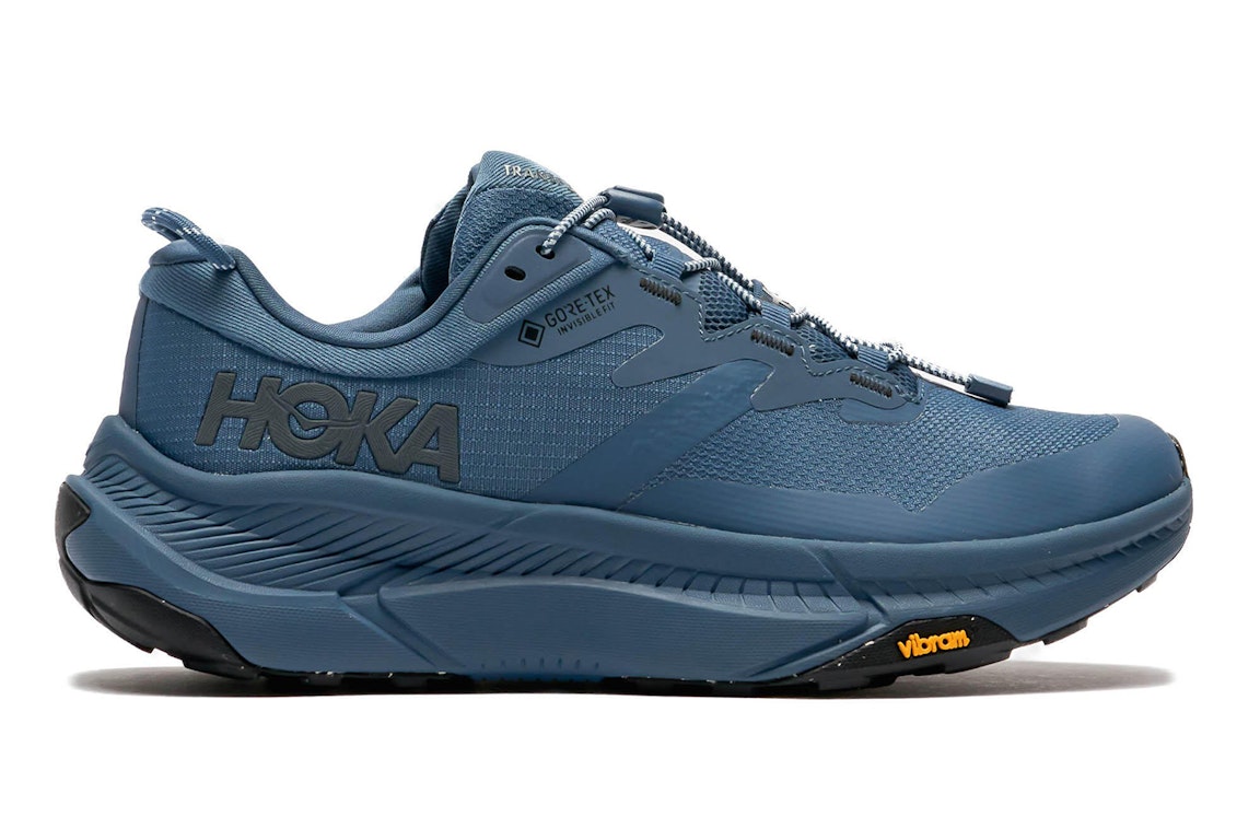 Pre-owned Hoka One One Transport Gore-tex Real Teal In Real Teal/real Teal