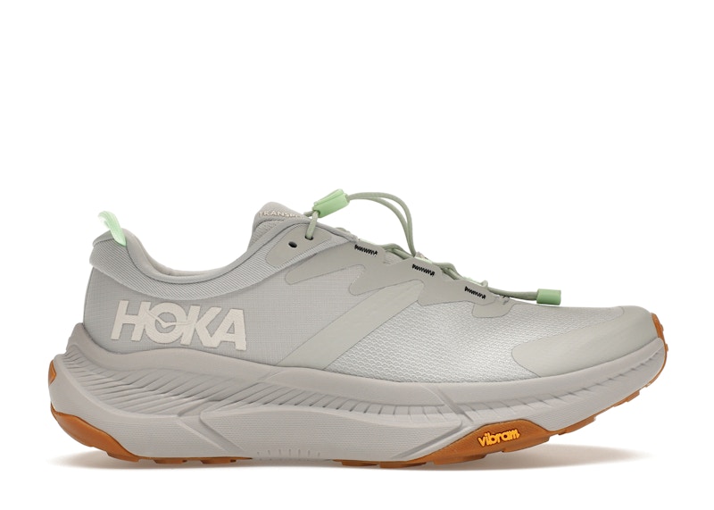 Pre-owned Hoka Transport (women's) Sneakers In Harbor Mist/lime Glow