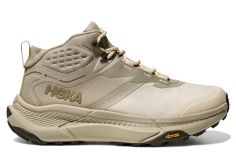 (取寄) ホカオネオネ レディース トランスポート ハイク GTX Hoka women Transport Hike GTX Oyster Mushroom/Vintage Yellow Hoka One One Transport Hike Gore-Tex Oyster Mushroom Vintage