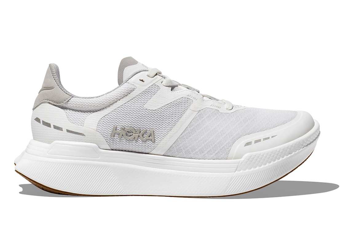 Pre-owned Hoka One One Transport X White In White/white