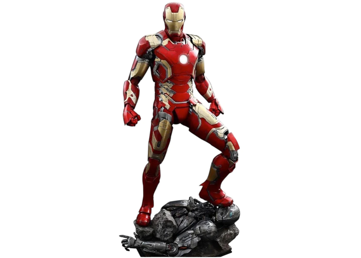 Action Figure Iron Man Mark 43 Toy Threezero Studio 1/12 Infinity