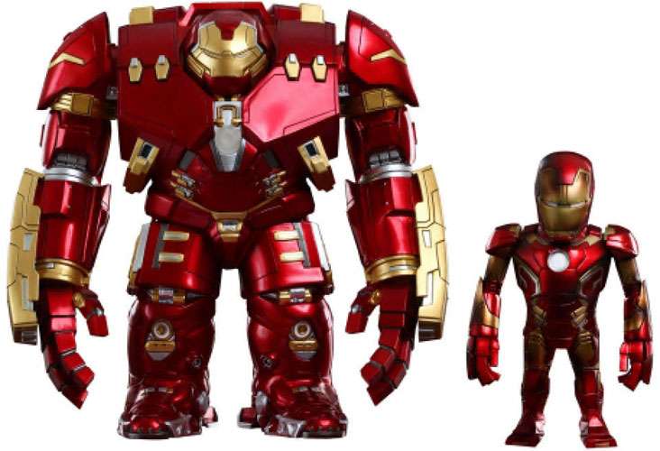 Hot Toys / Artist Mix Marvel Artist Mix Figure Series 1 Hulkbuster & Mark  XLIII Damageds Action Figure