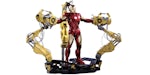 Hot Toys Iron Man Mark IV avec portique de costume Ensemble de collection Figurine articulée à l’échelle 1/4 QS021