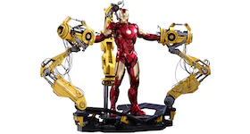Hot Toys Iron Man Mark IV with Suit-Up Gantry Collectible Set - Movie Masterpiece Series Action Figure
