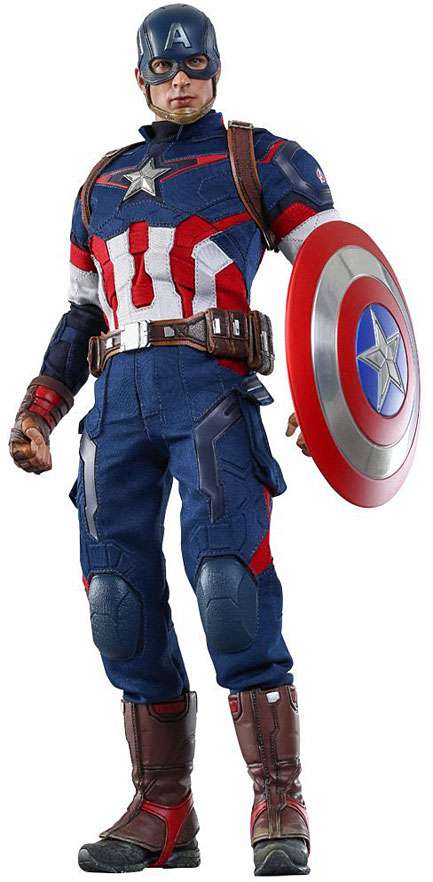 Hot Toys Marvel Avengers Age of Ultron Captain America Collectible 