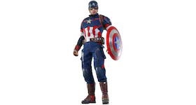 Hot Toys Marvel Avengers Age of Ultron Captain America Collectible Figure