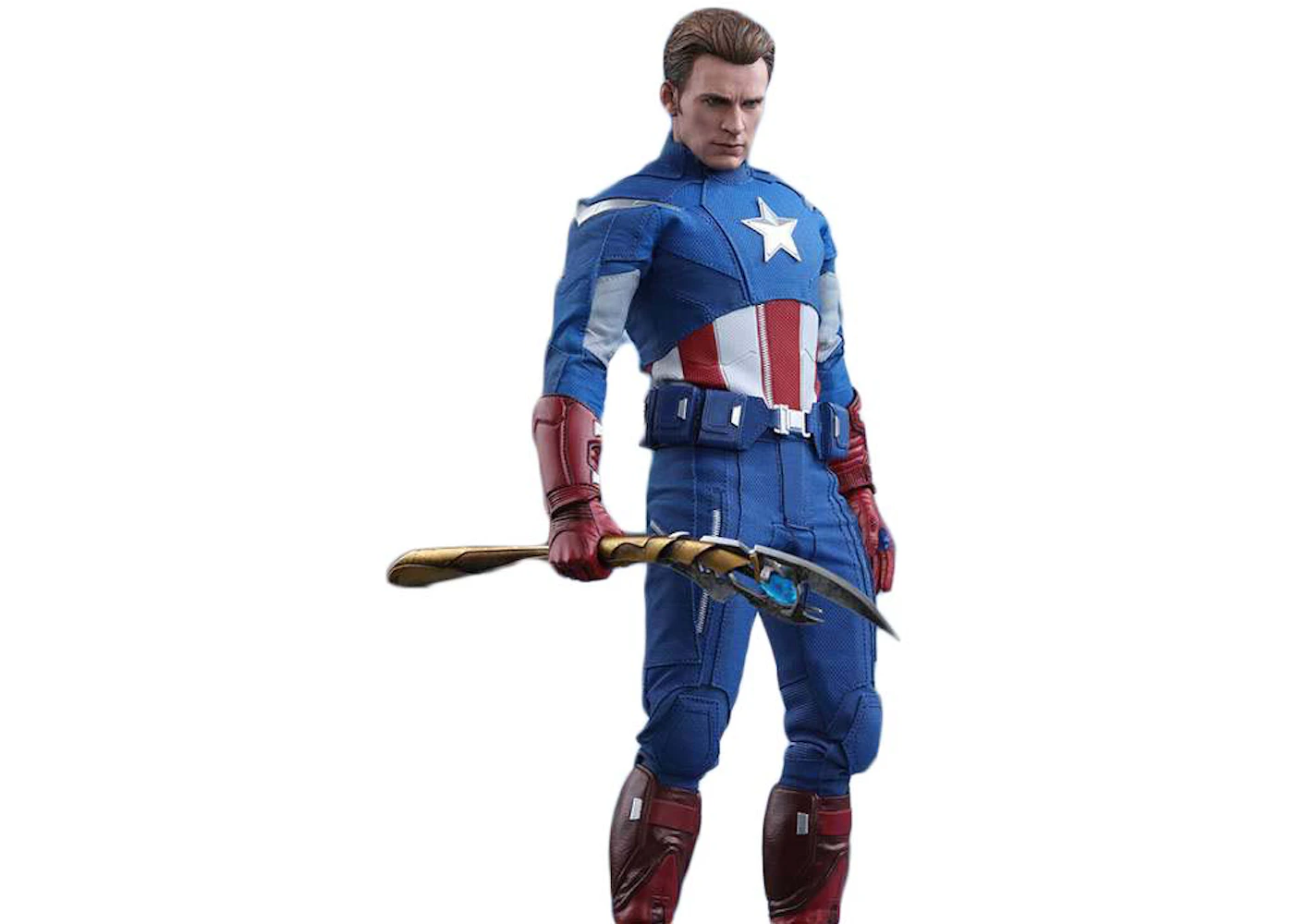 Hot Toys Marvel Avengers Endgame Captain America 2012 Version Collectible  Figure - US