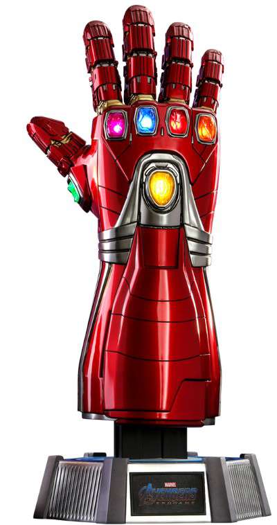 Hot Toys Marvel Avengers Endgame Nano Gauntlet (Stark Version) Full Scale  Light-Up Replica Statue - US