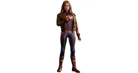 Hot Toys Marvel Movie Masterpiece Captain Marvel Deluxe Version Diecast Collectible Figure