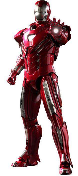 Hot Toys Marvel Movie Masterpiece Iron Man Mark 33 Silver
