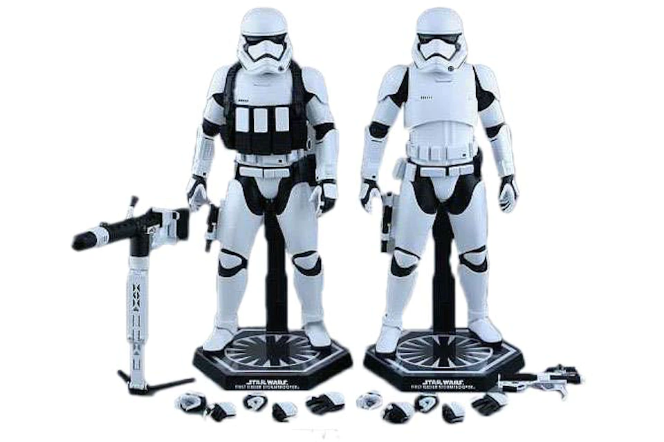 Hot Toys Star Wars The Force Awakens First Order Stormtrooper & Heavy Gunner Collectibles Figure
