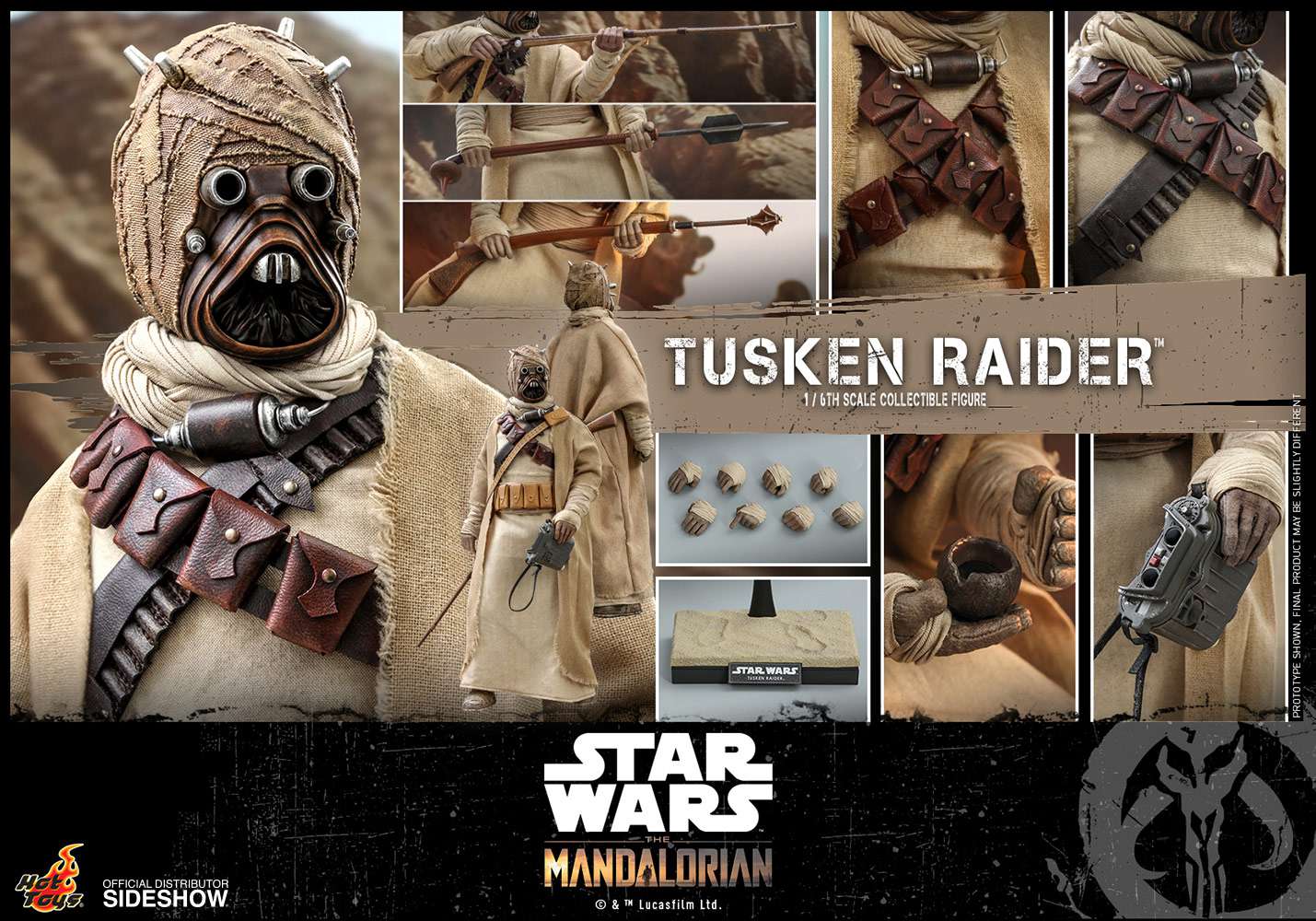 Hot Toys Star Wars The Mandalorian Tusken Raider Collectible ...