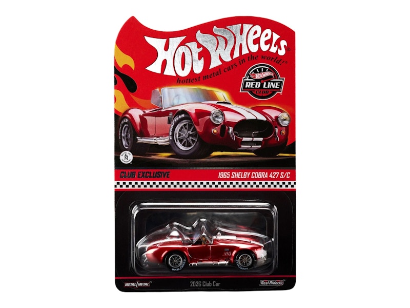 Hot Wheels 1965 Shelby Cobra 427 S/C RLC Exclusive Red - US