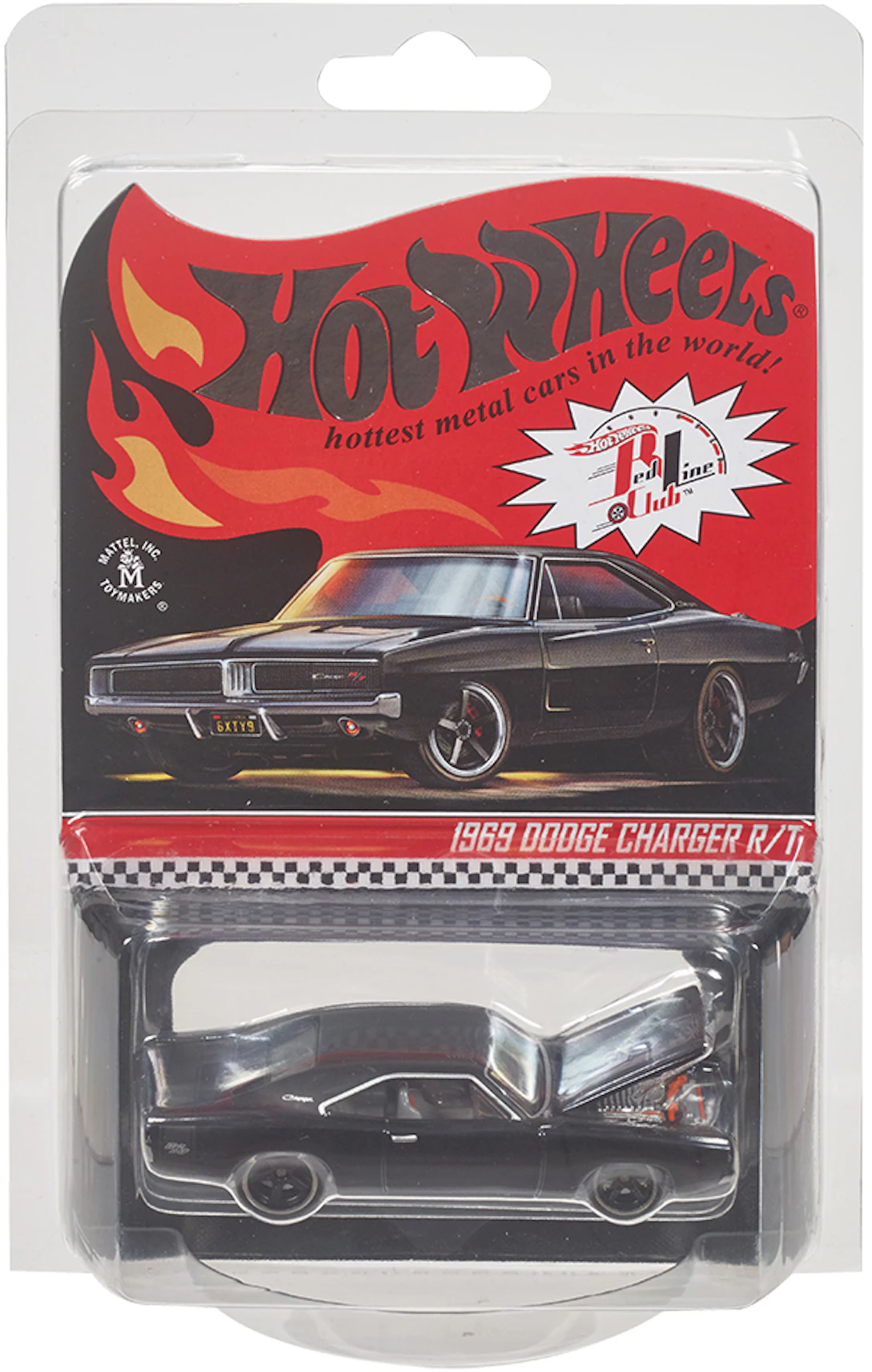 Hot Wheels 1969 Dodge Charger R/T Spectraflame Black - US