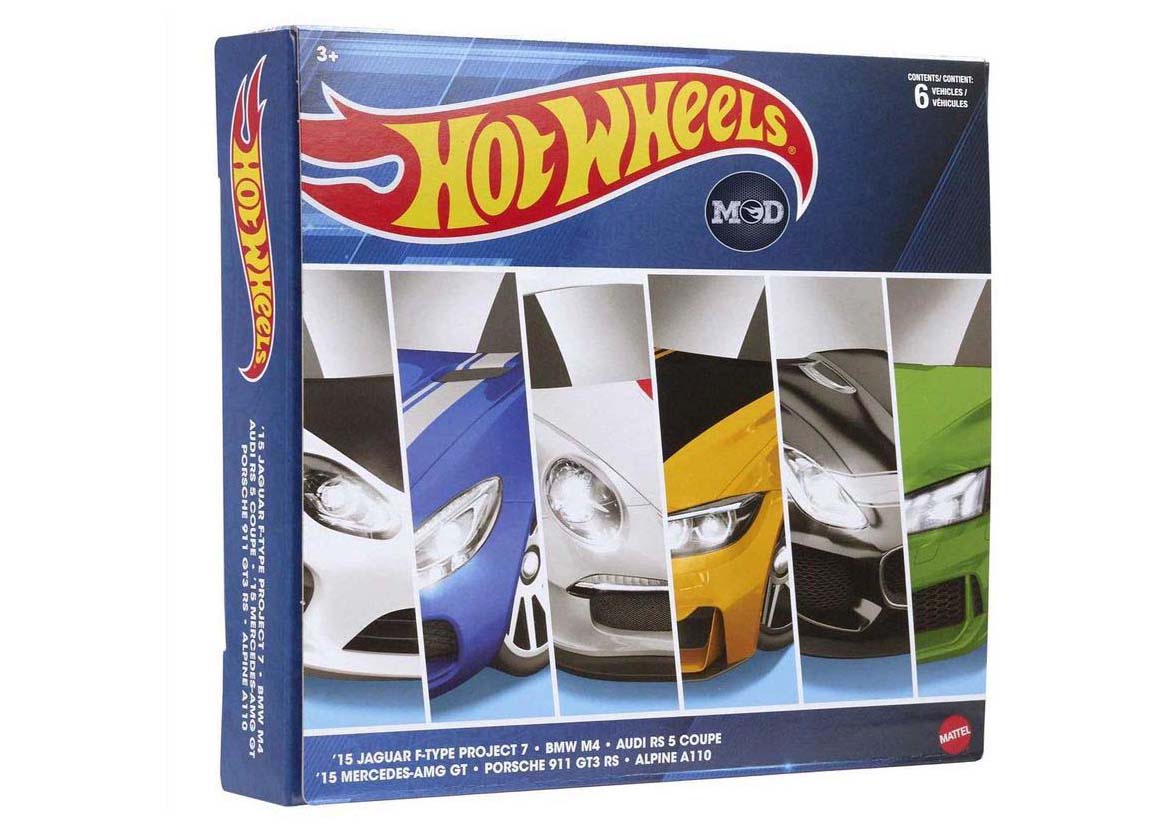 Hot Wheels 2022 European Themed Multi-Pack of 6 Cars - SS22 - US