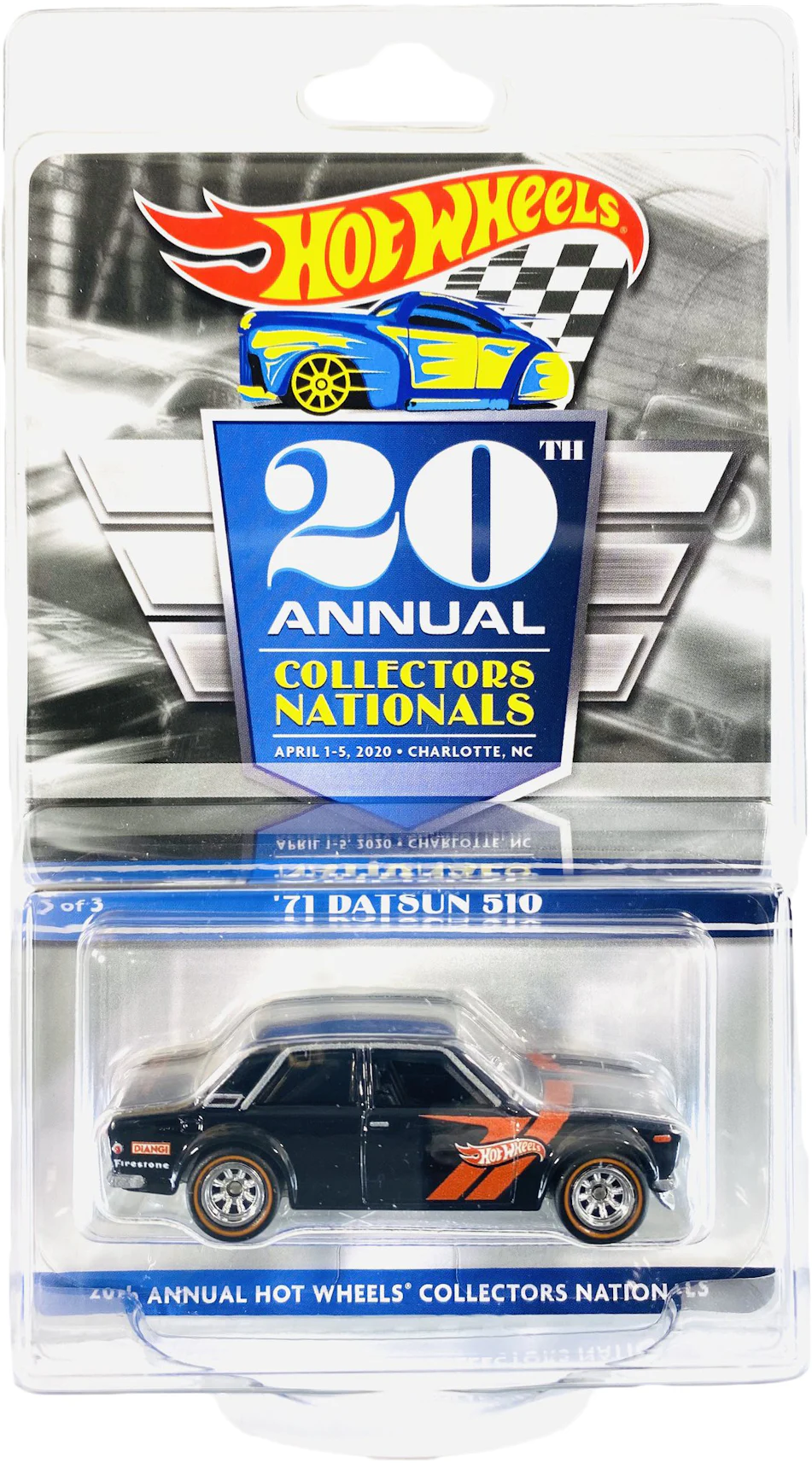 Hot Wheels 20thAnnual Collectors Nationals Convention '71 Datsun 510 - GB