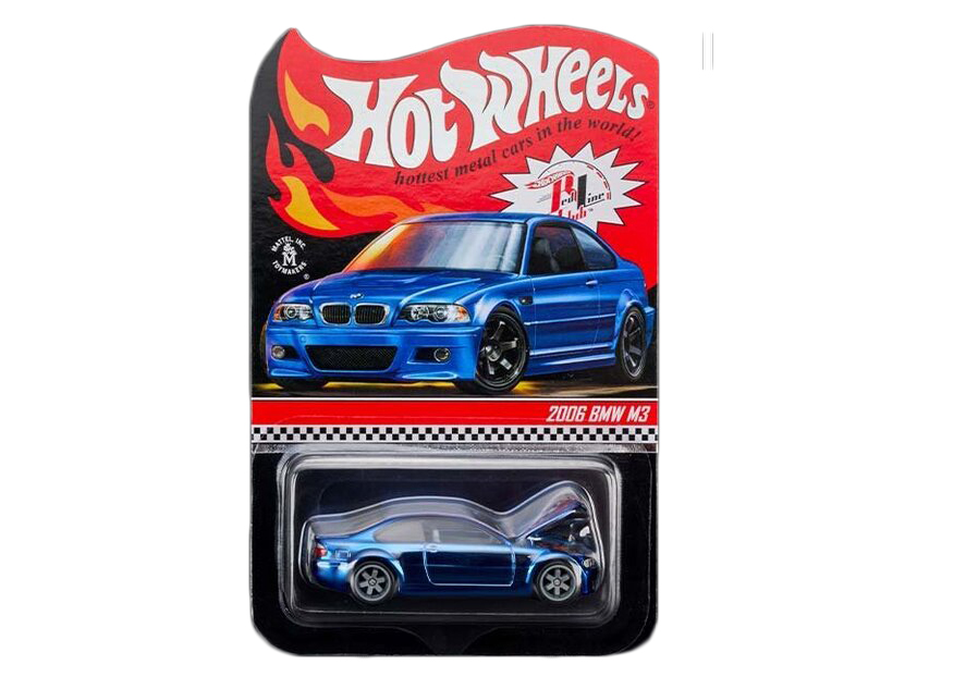 ホットウィール　RLC BMW M3 青い　レア物おもちゃ