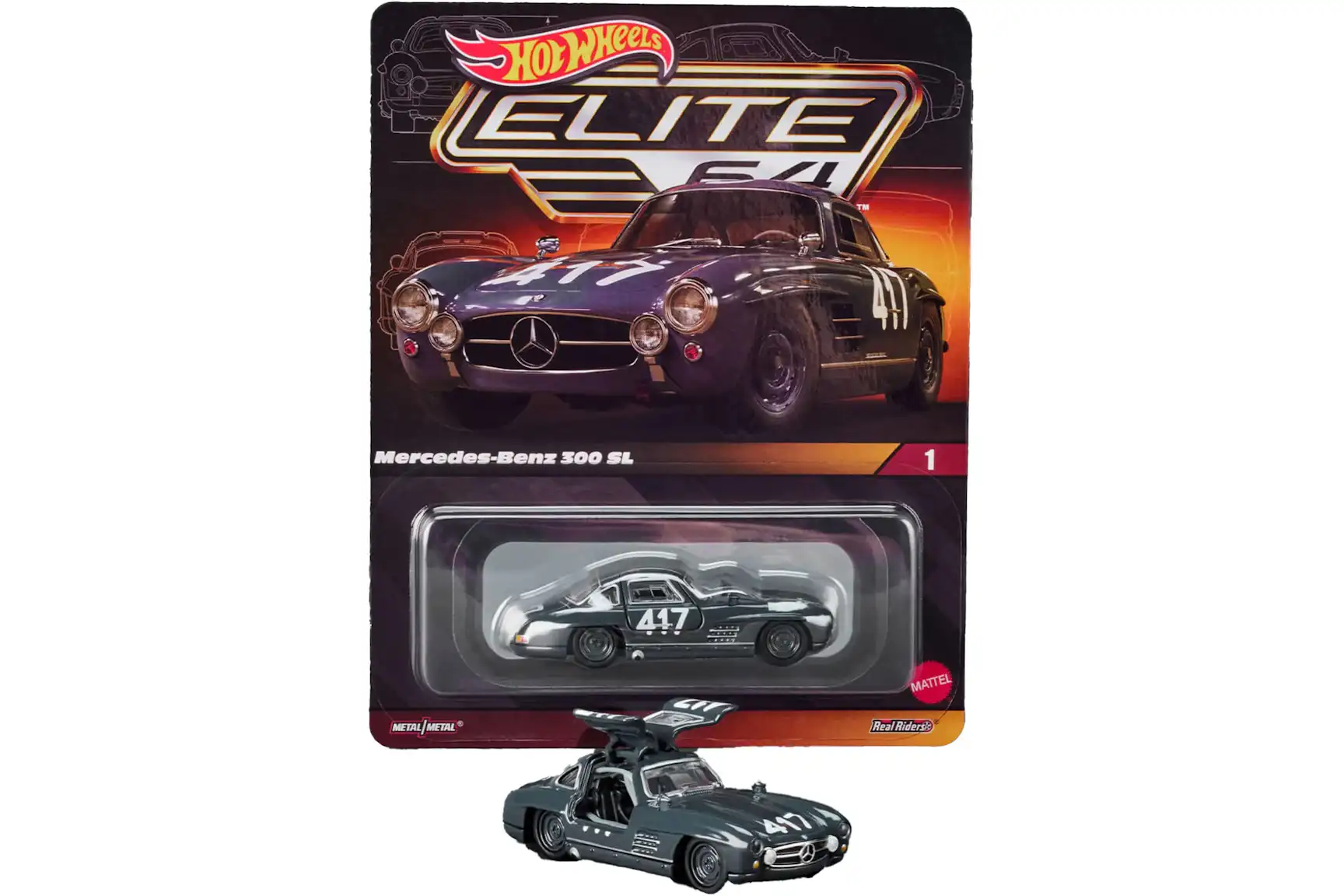 Hot Wheels Elite 64 Series Mercedes-Benz 300 SL - SS23 - CN