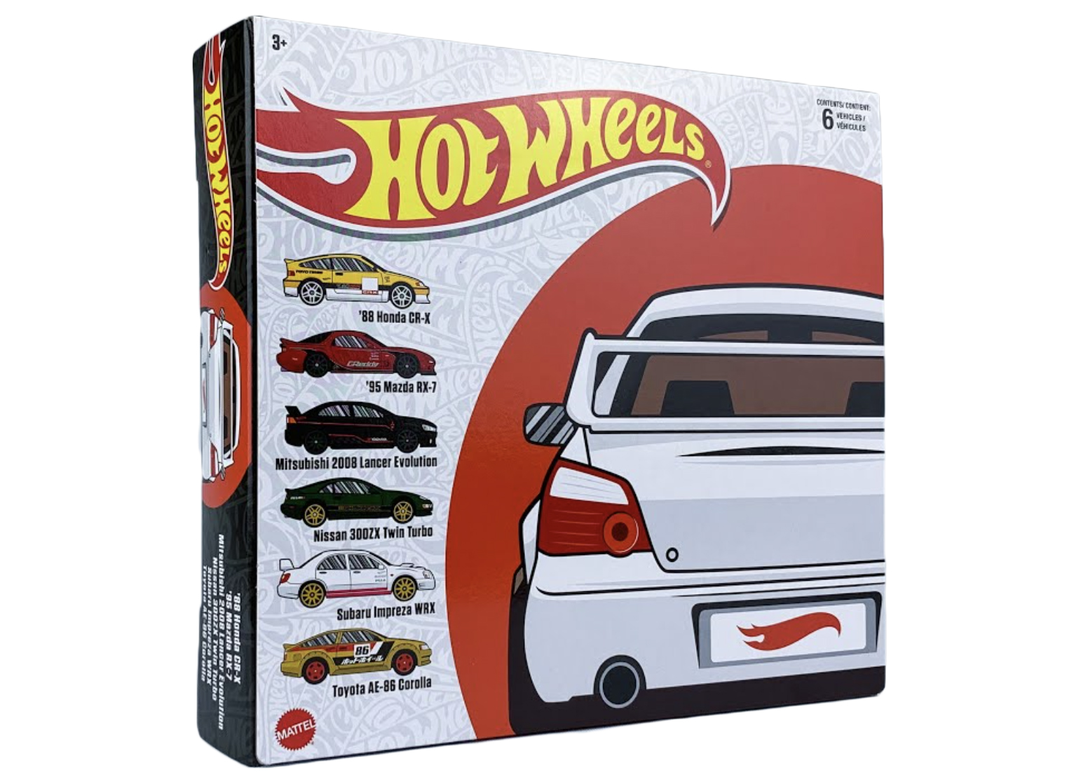 Hot Wheels Japanese Car Culture Classics Box Set 6 Cars - US