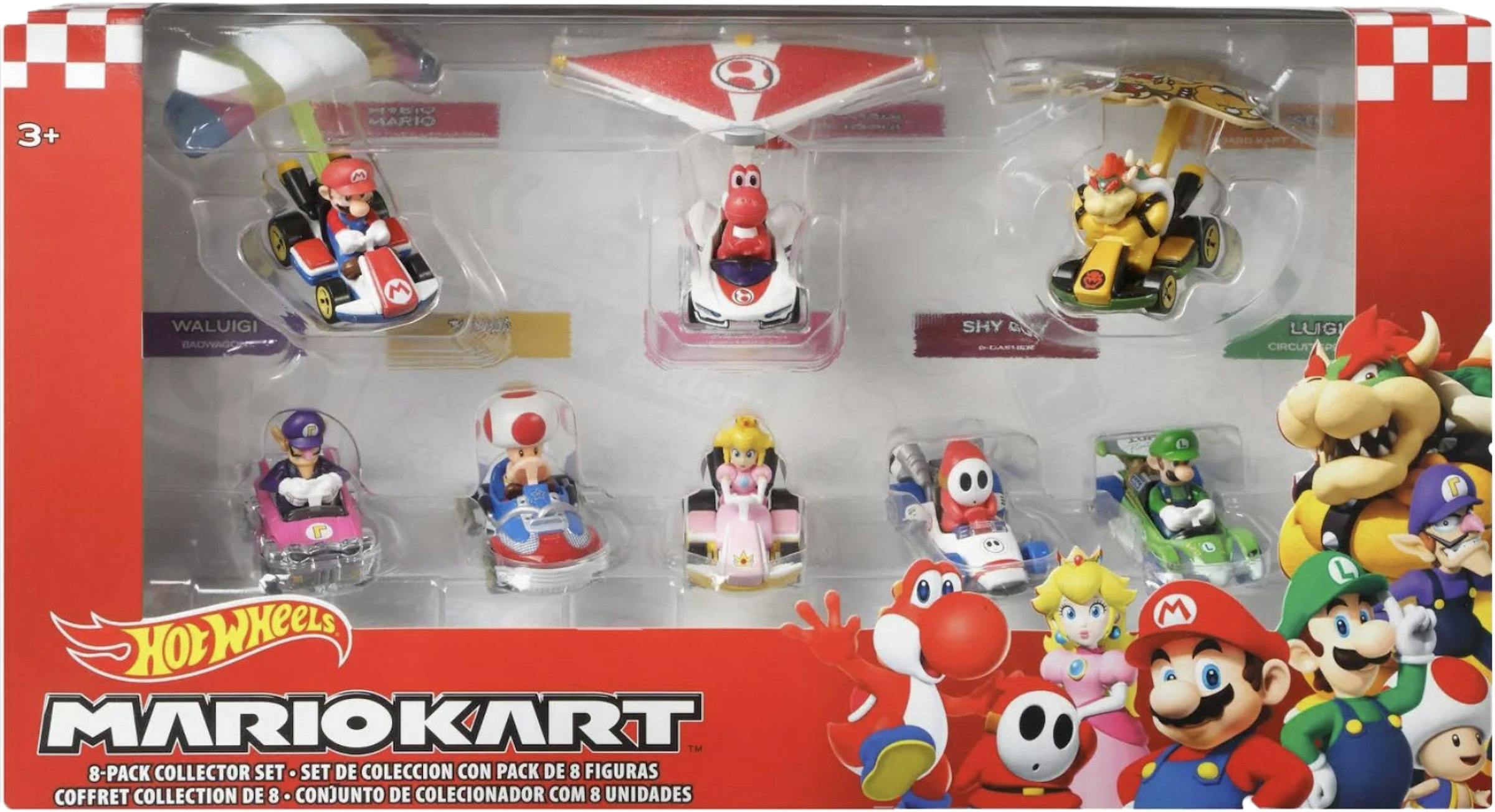 Wheels Mario Kart Collectors Set of 8 - US