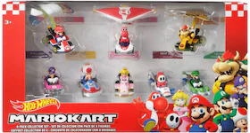 Hot Wheels Mario Kart Collectors Set of 8