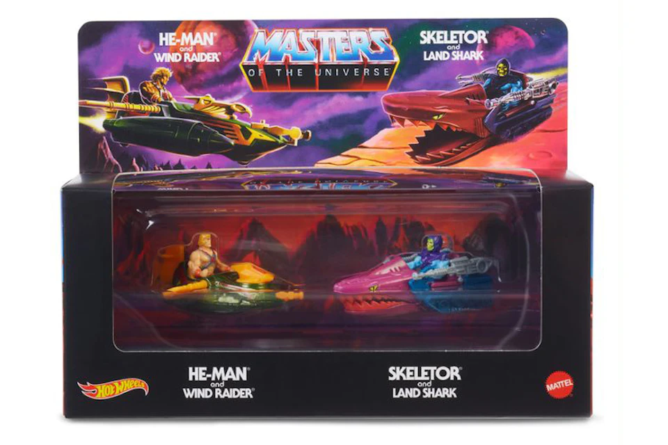Hot Wheels Masters Of The Universe Wind Raider V.S. Land Shark SDCC Exclusive