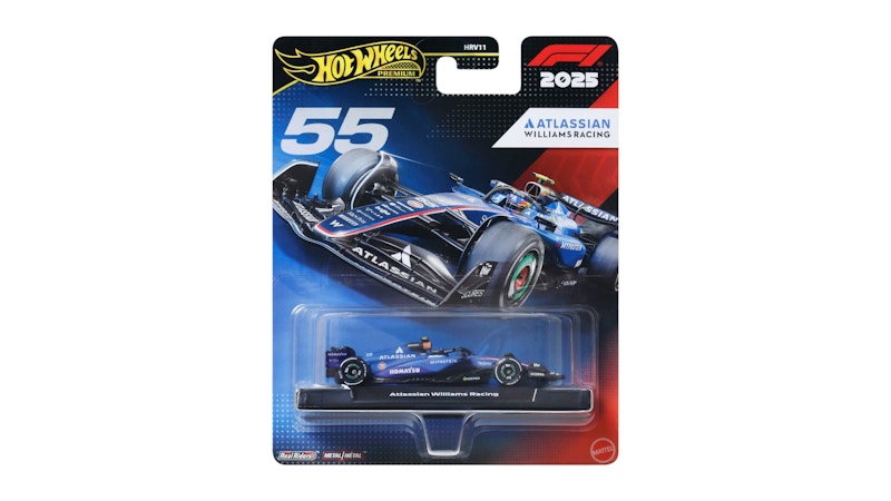 ミニカー Atlassian Williams Racing FW47 2025 Hot Wheels Premium Atlassian Williams Racing 2025 Carlos Sainz