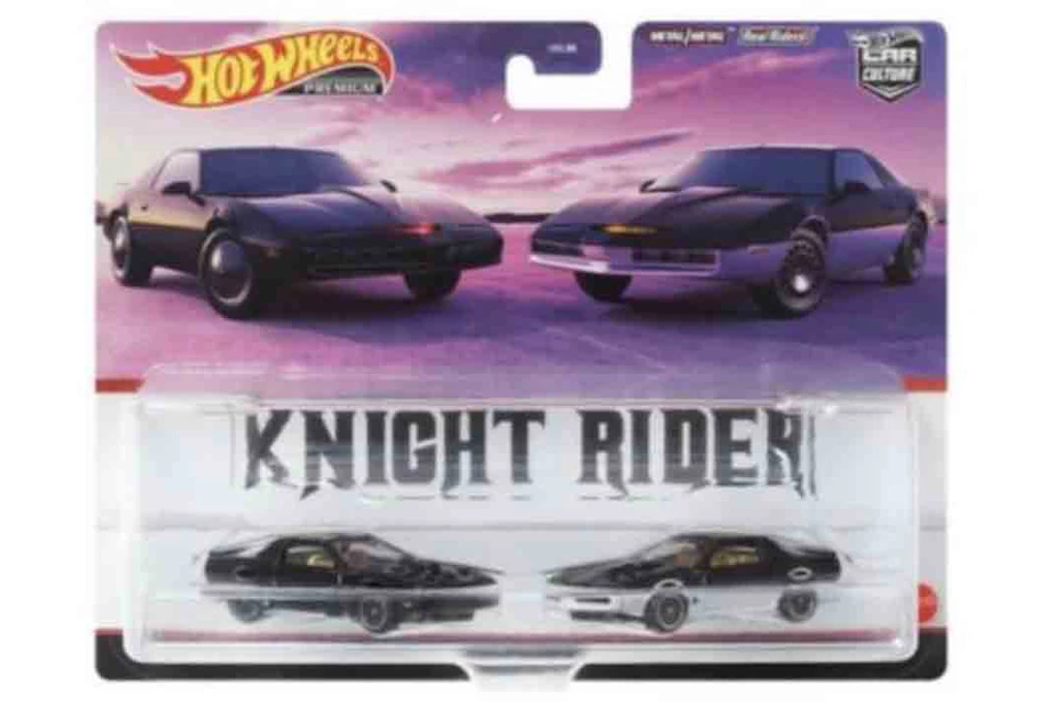 Hot Wheels Premium Car Culture Knight Rider K.A.R.R. & K.I.T.T. 2-Pack Set