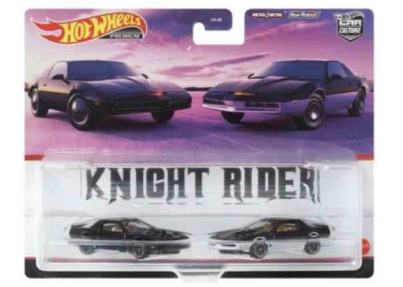 Hot Wheels Premium Car Culture Knight Rider K.A.R.R. & K.I.T.T. 2-Pack ...
