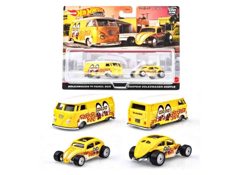 Hot Wheels Premium Car Culture Volkswagen T1 Panel Bus & Beetle 2