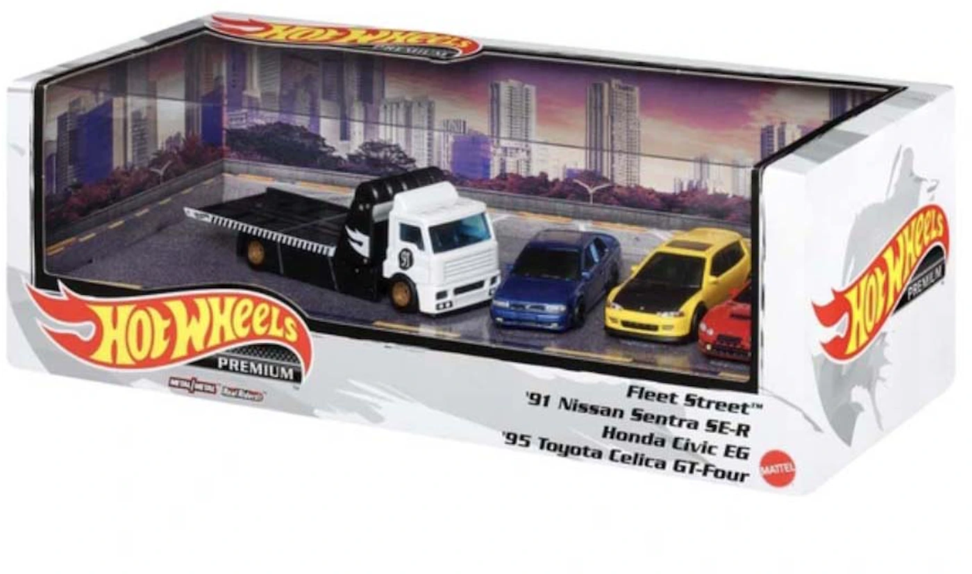 Hot Wheels Premium Display Diecast Collection 4-Pack 1:64 - US