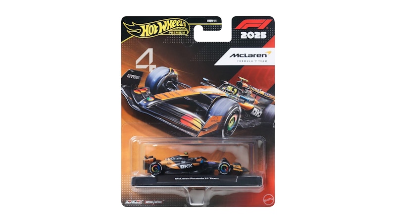 Hot Wheels Premium McLaren 2025 Lando Norris Edition 1/64 Scale
