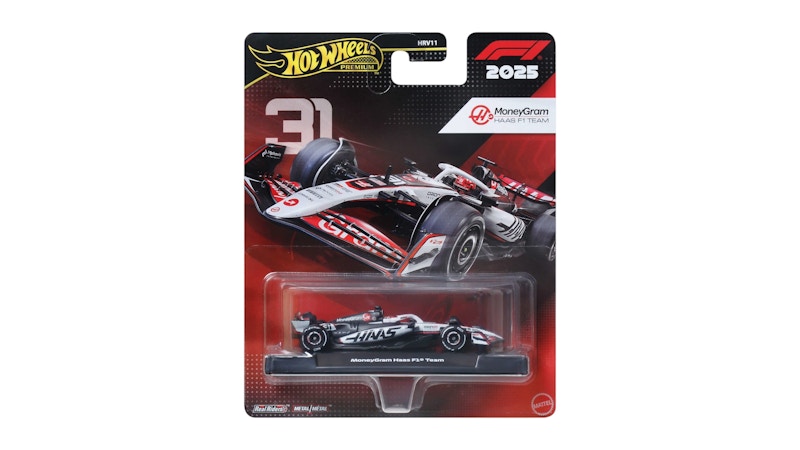 Hot Wheels Premium MoneyGram Haas 2025 Esteban Ocon Edition 1/64