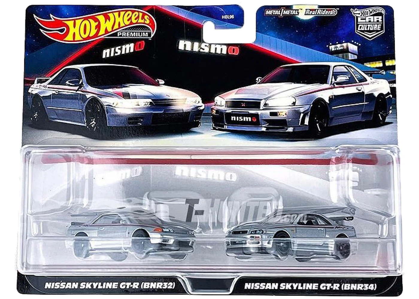Hot Wheels Premium Car Culture Nissan Skyline GT-R BNR32 & BNR34 2-Pack