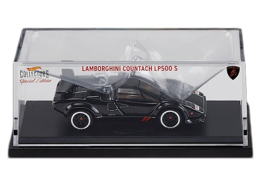 Hot Wheels RLC 1982 Lamborghini Countach LP500 S Spectraflame Black