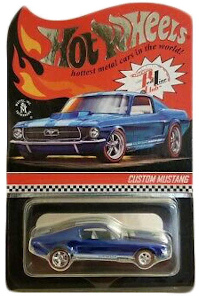 Hot Wheels RLC Custom Mustang Spectraflame Otto Blue