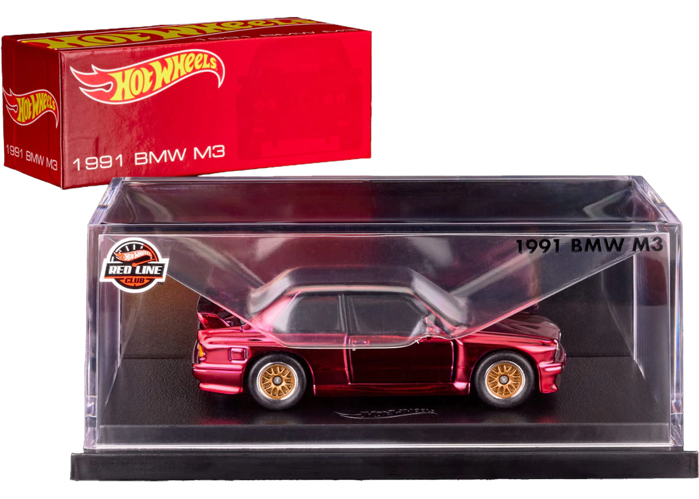 Hot Wheels RLC Exclusive 1991 BMW M3 Red US