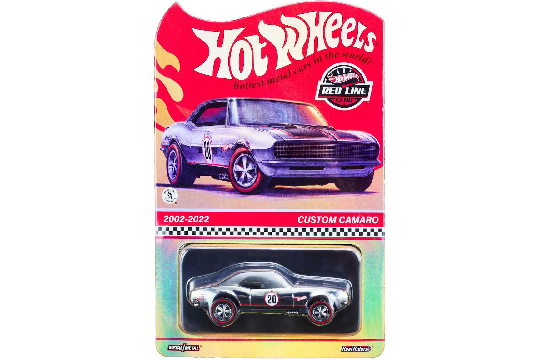 Hot Wheels RLC Exclusive 20th Anniversary Custom Camaro Chase Foil ...
