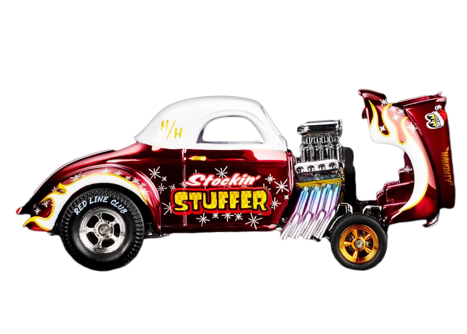 Hot Wheels RLC Exclusive '41 Willys Gasser Holiday Car - FW22 - US
