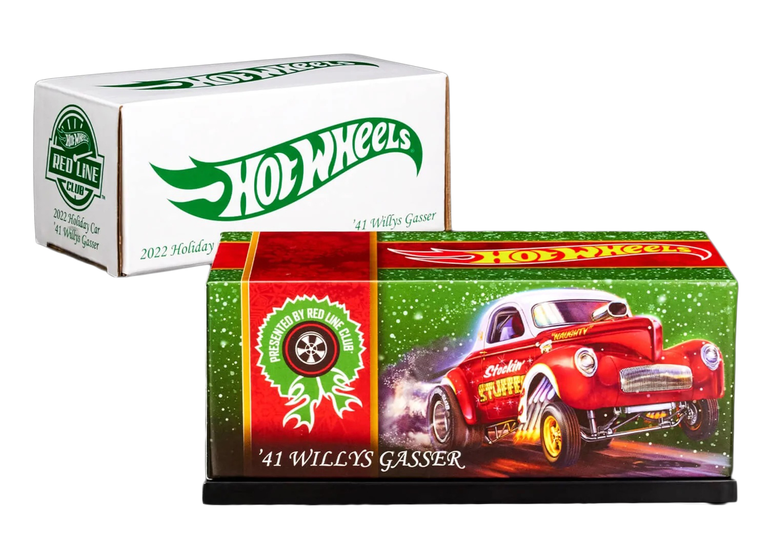 Hot Wheels RLC Exclusive '41 Willys Gasser Holiday Car - FW22 - US
