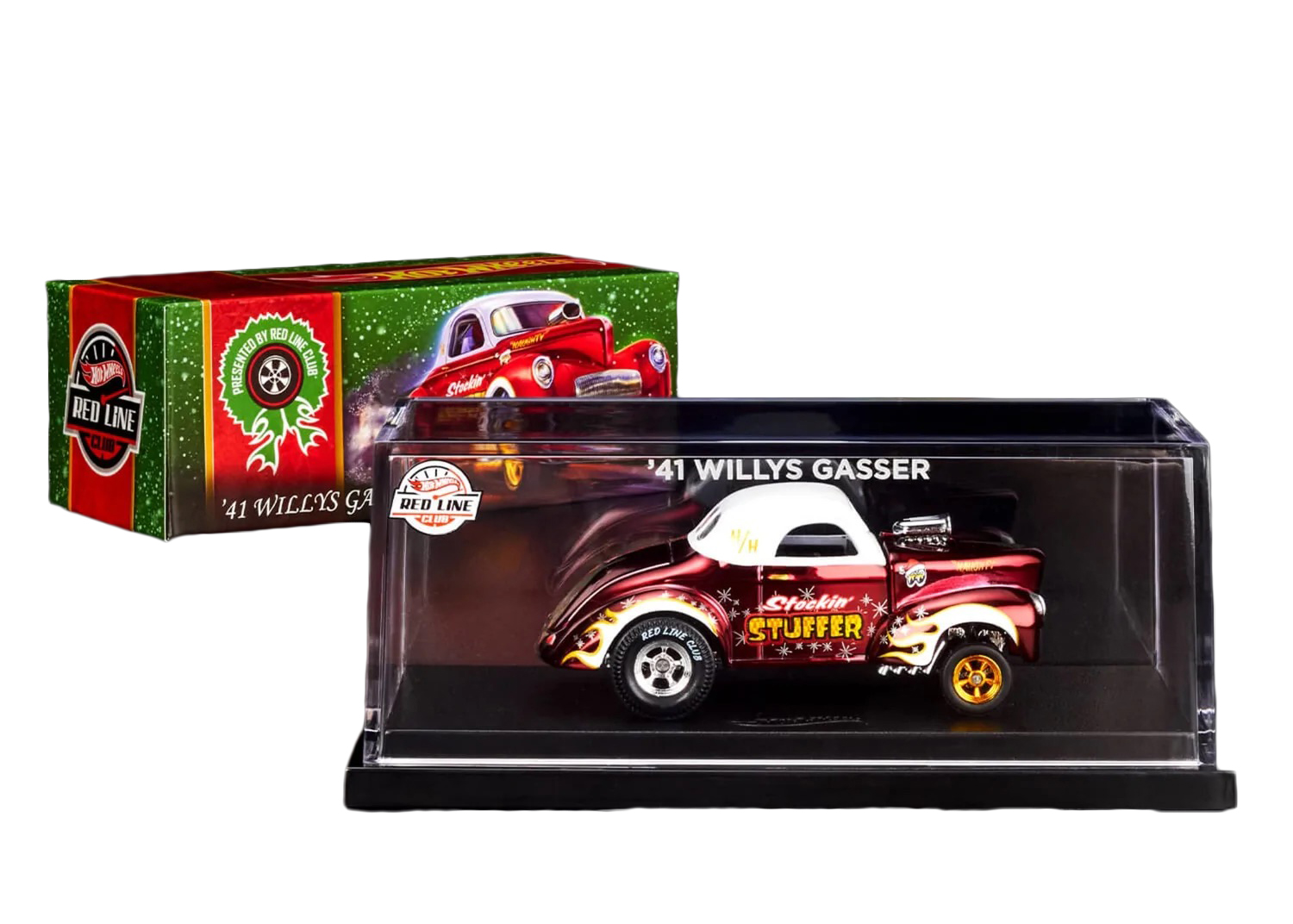 Hot Wheels RLC Exclusive ’41 Willys Gasser Holiday Car