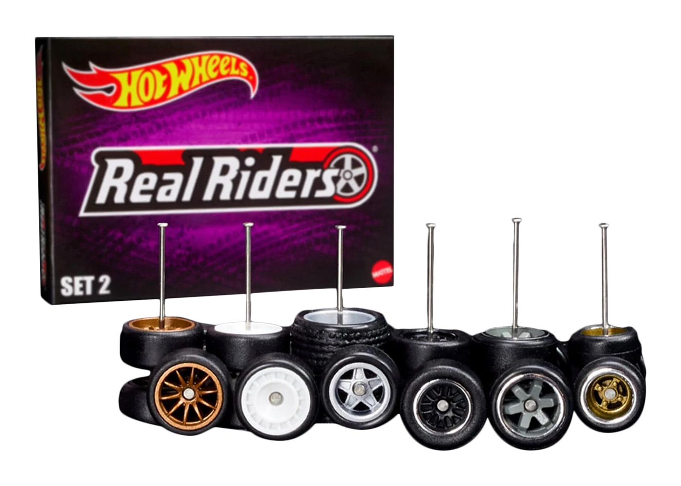 Hot Wheels RLC Exclusive Real Riders Wheel Packs - Set 2 - SS22 - US