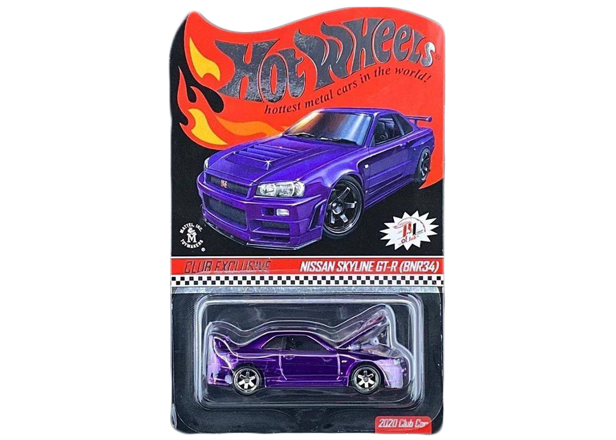 Hot Wheels RLC Nissan Skyline GT-R (R34) Spectraflame Purple - JP