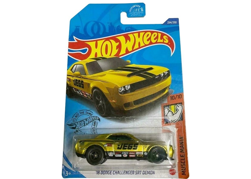 Dodge challenger best sale srt hot wheels