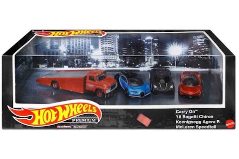 Hot Wheels Supercars Bugatti Chiron Koenigsegg Agera McLaren